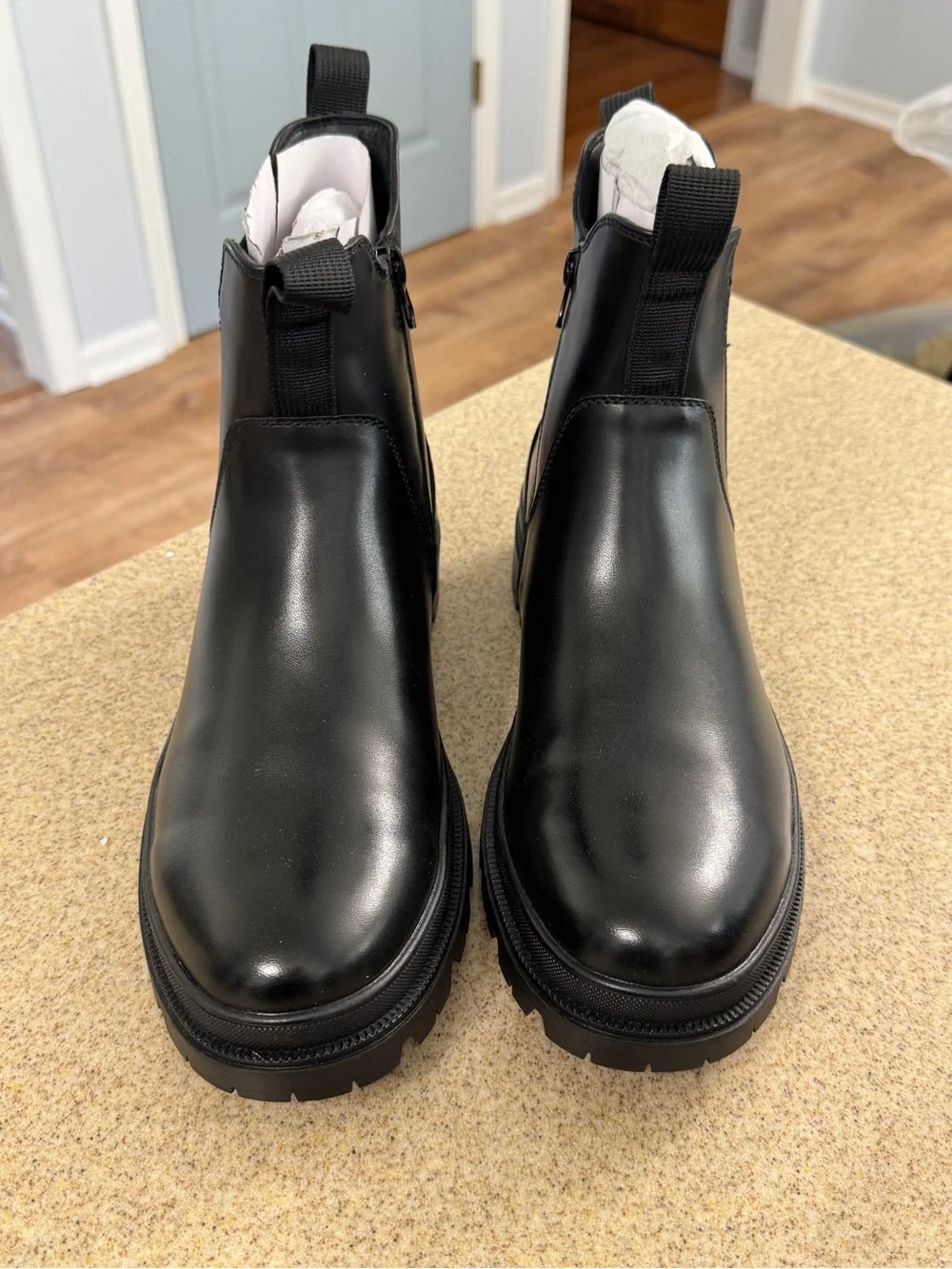 Bruno Marc Men’s 2.0 Black Chelsea Ankle Boots 8.5 chukka